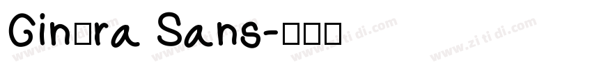 Ginóra Sans字体转换